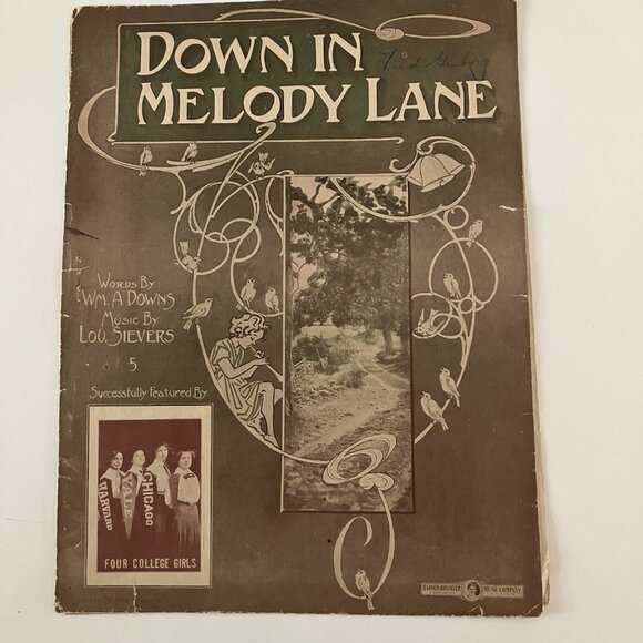 1910s Vintage Sheet Music Ypsilanti You Broke My Heart to Pass the Time Away - Picture 4 of 16